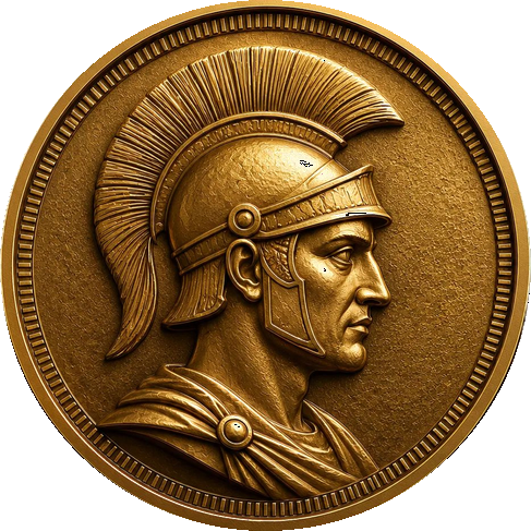Moneda conmemorativa LEGION COIN — legionario en alto relieve